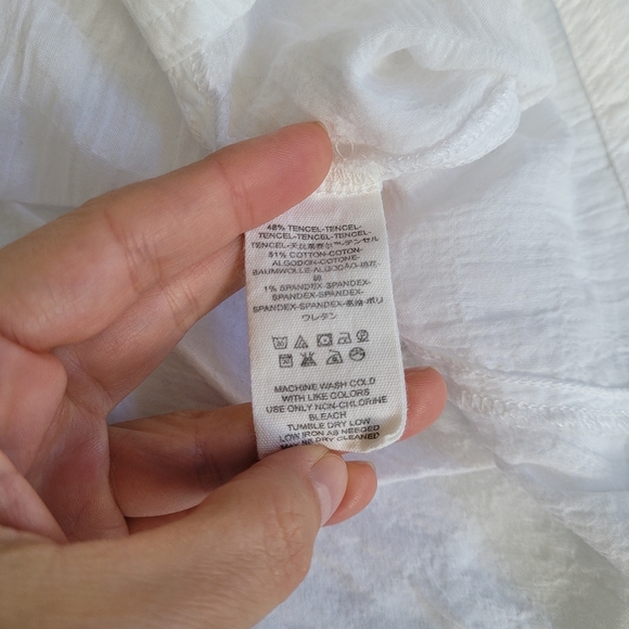 Free people white tunic tank top size S - Picture 8 of 11